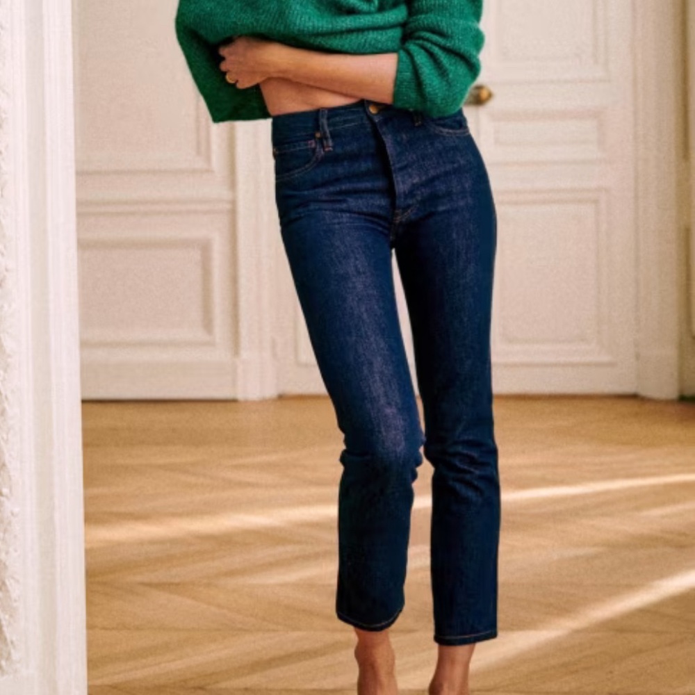 Sezane Brut Sexy Indigo Jeans